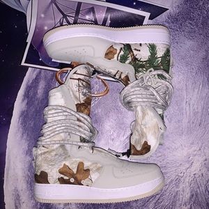 SOLD! Nike Real Tree Air Force 1 Outdoors Size 9.5